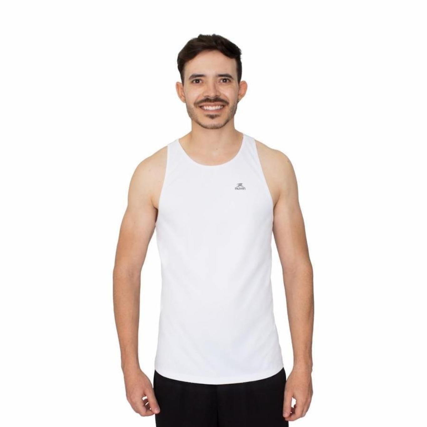 Camiseta Regata Muvin Dry Basic Tk - Masculina - Foto 1