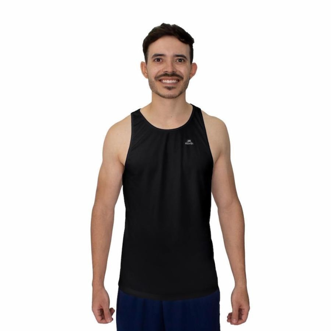 Camiseta Regata Muvin Dry Basic Tk - Masculina - Foto 1