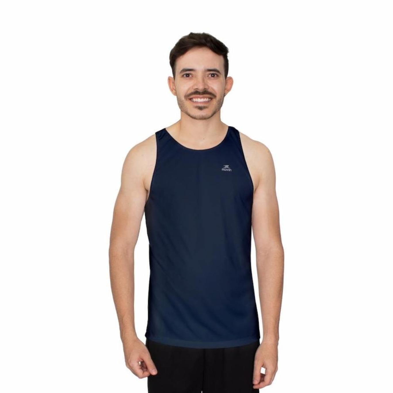 Camiseta Regata Muvin Dry Basic Tk - Masculina - Foto 1