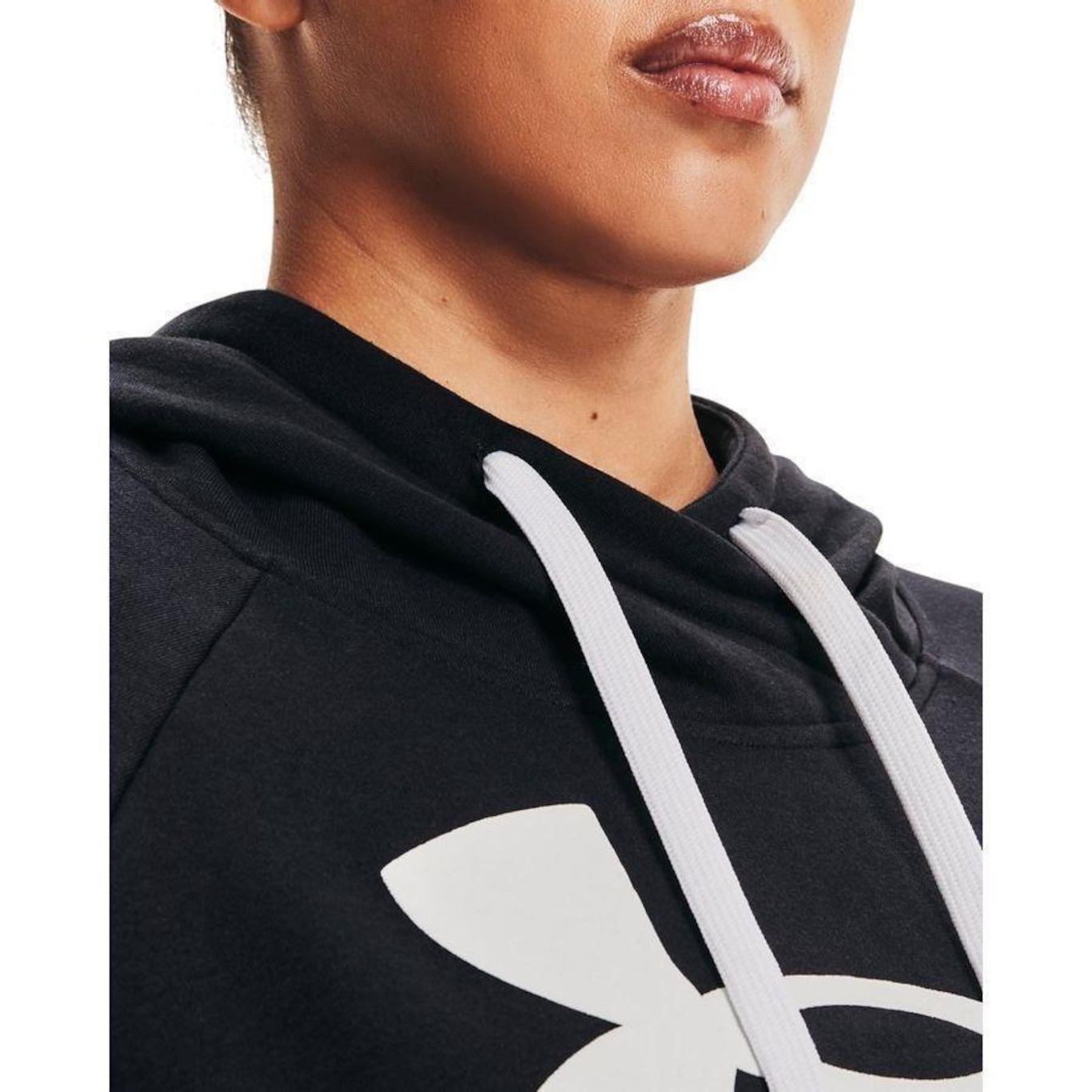 Blusão de Moletom Under Armour Plus Size Rival Fleece - Feminino - Foto 3