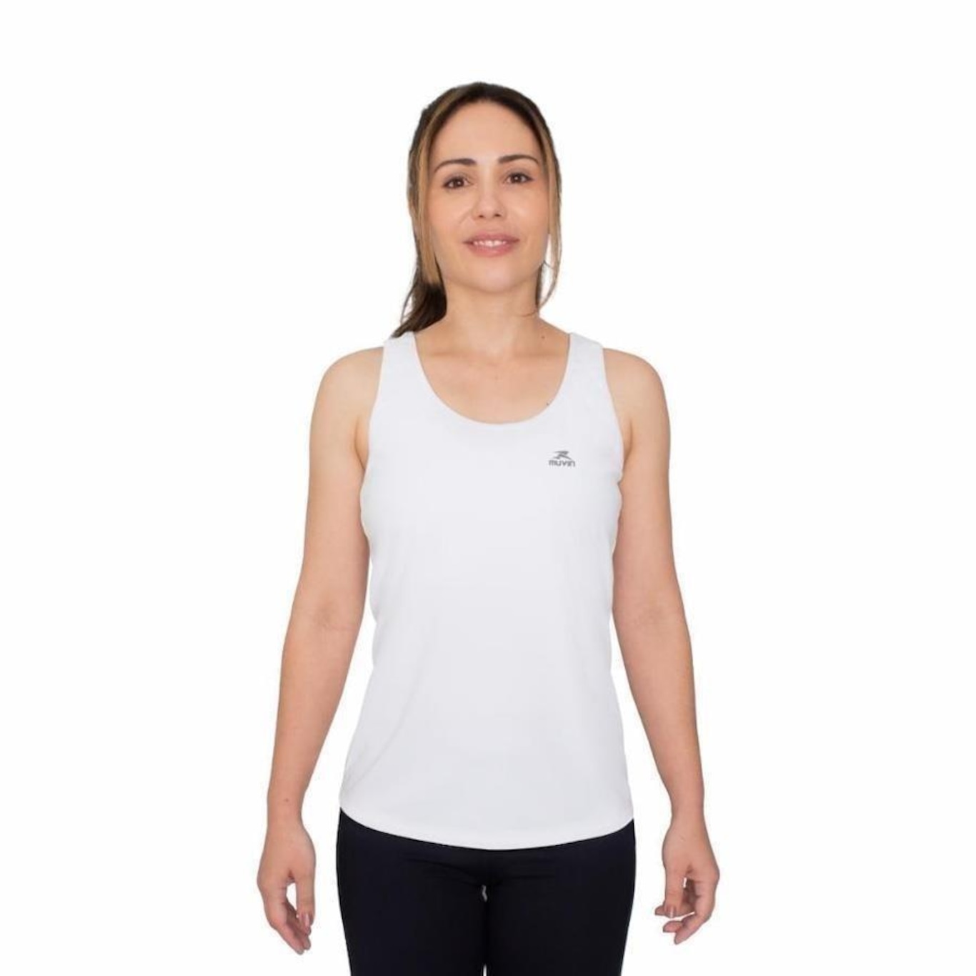 Camiseta Regata Muvin Dry Basic TK - Feminina - Foto 1