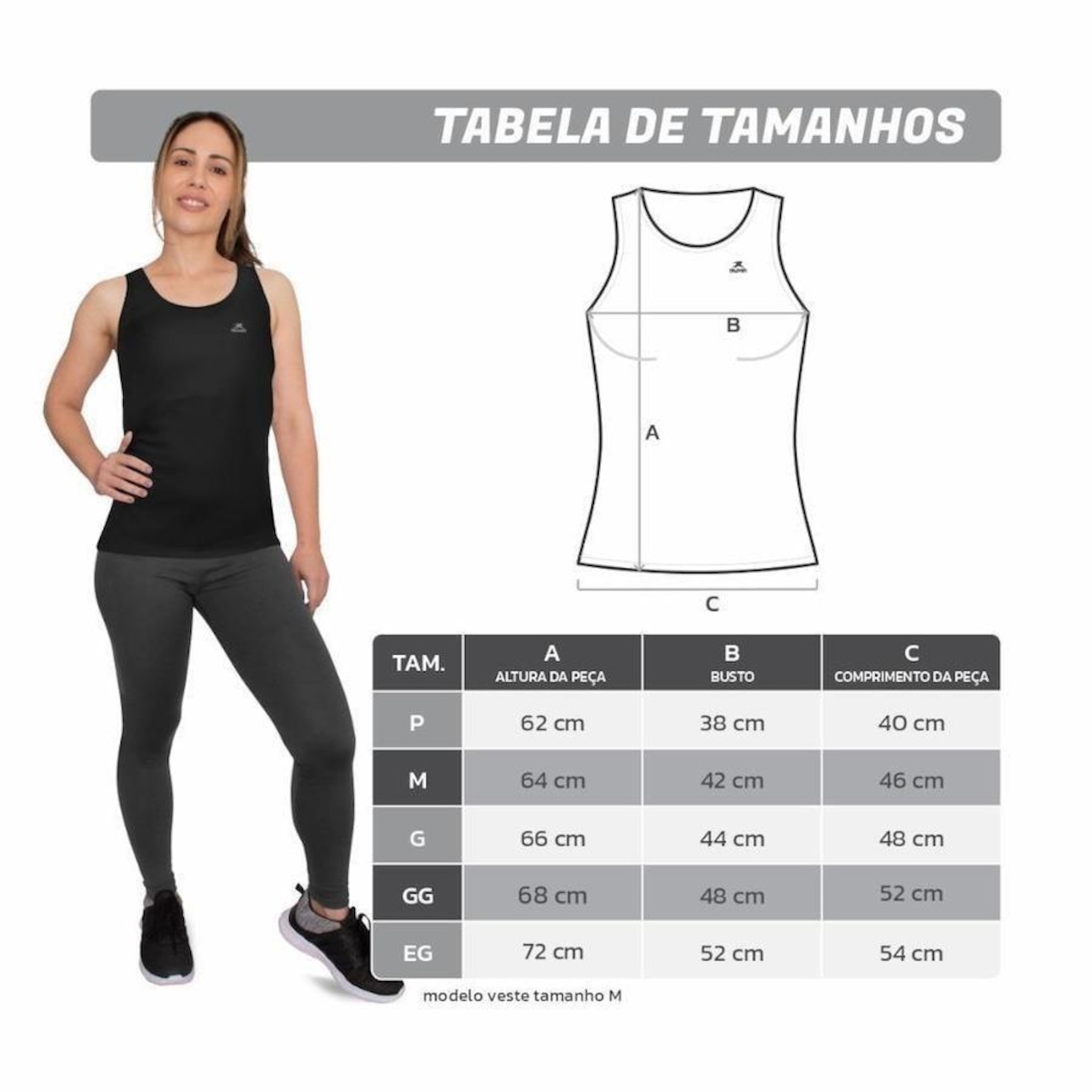 Camiseta Regata Muvin Dry Basic TK - Feminina - Foto 5