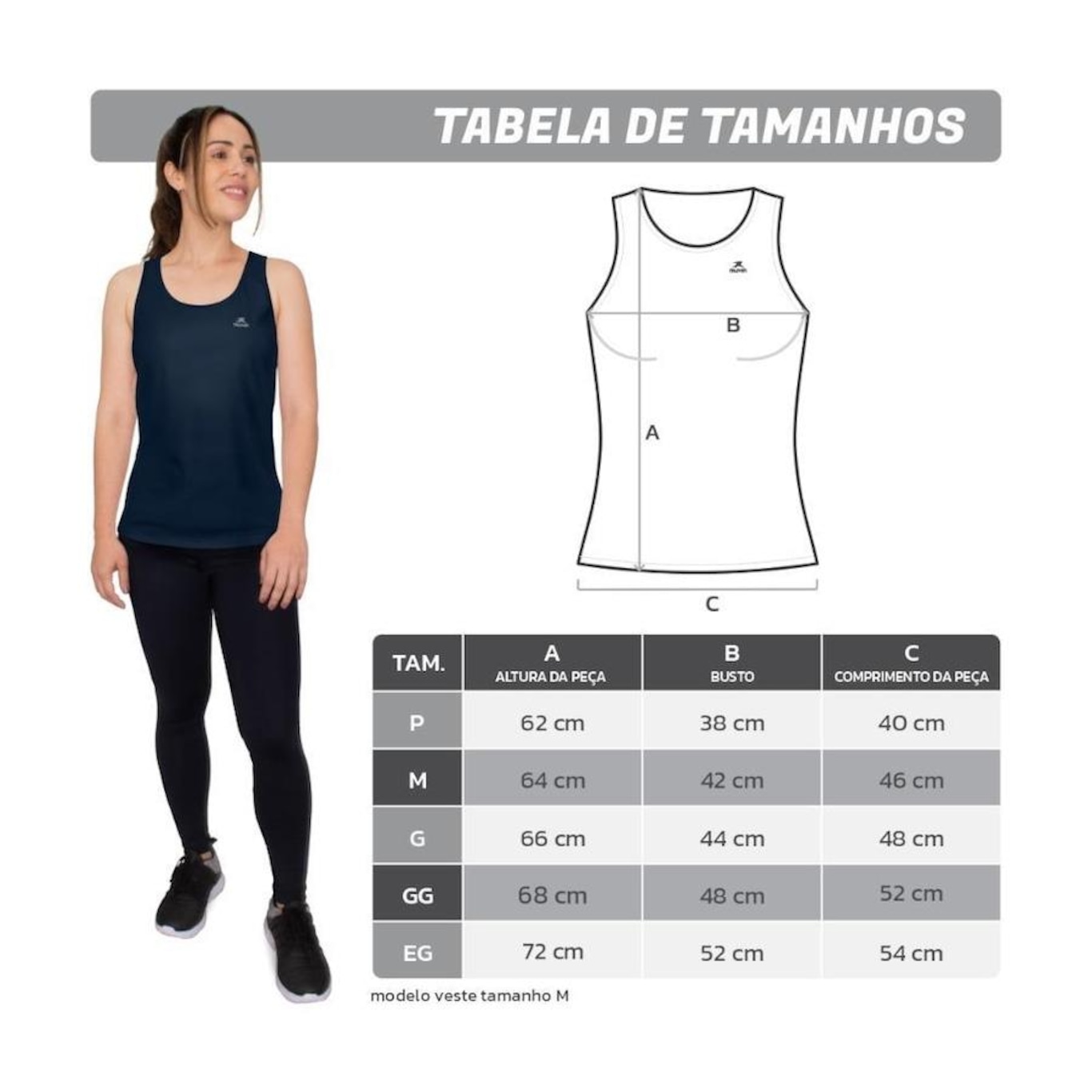 Camiseta Regata Muvin Dry Basic TK - Feminina - Foto 3