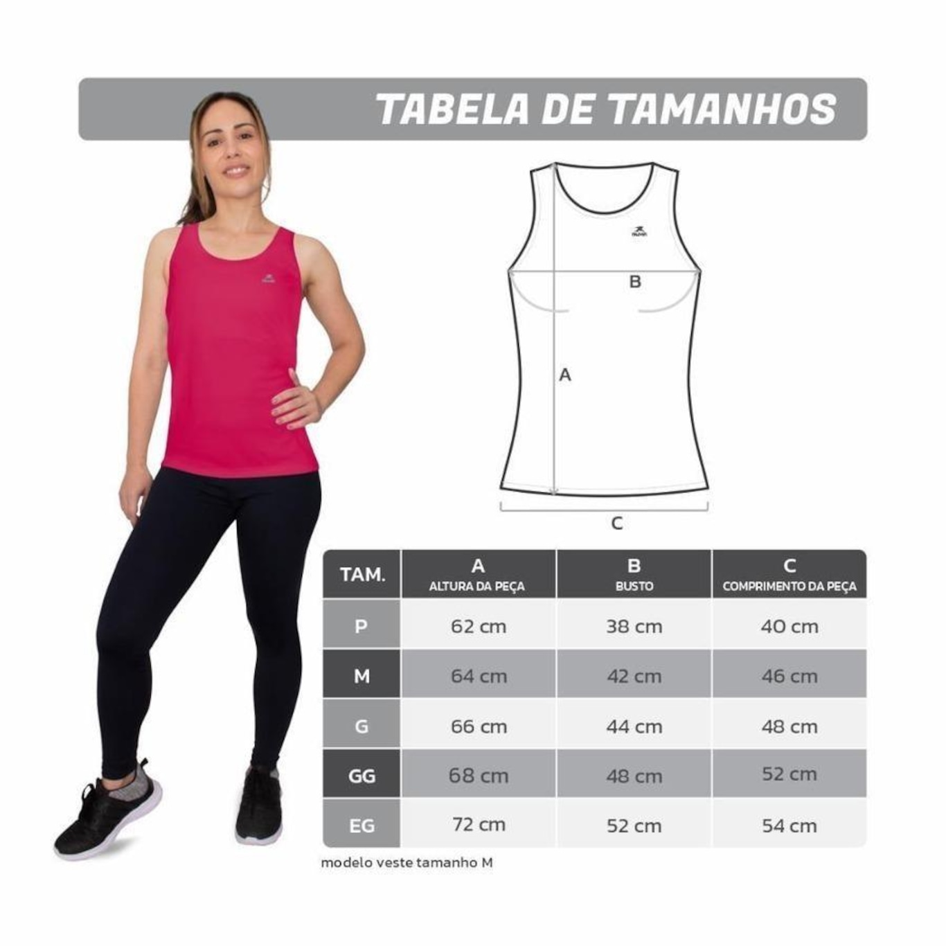 Camiseta Regata Muvin Dry Basic TK - Feminina - Foto 3