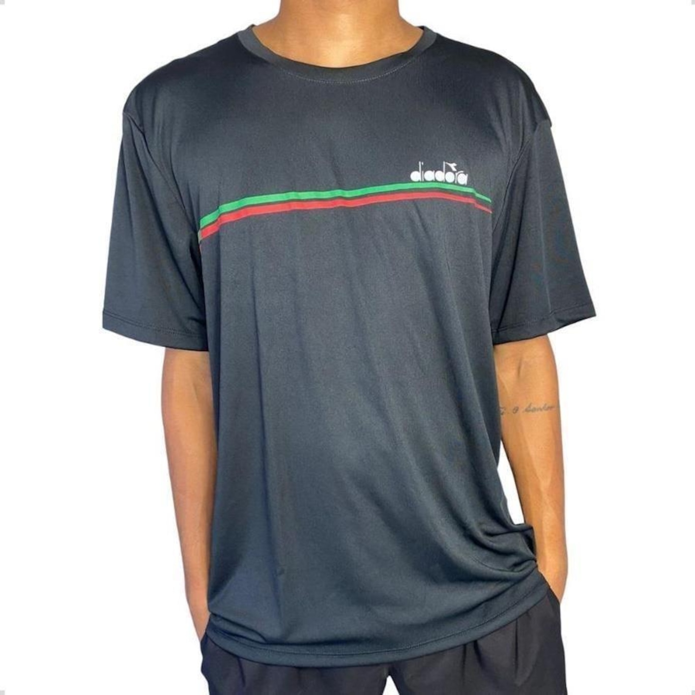 Camiseta Diadora Training - Masculina - Foto 4