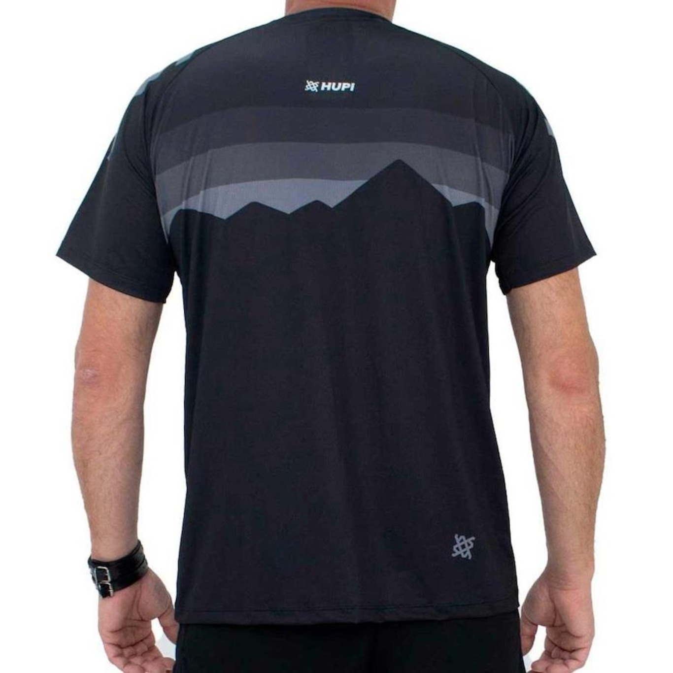 Camisa de Ciclismo HUPI New Shadow All Black - Unissex - Foto 2