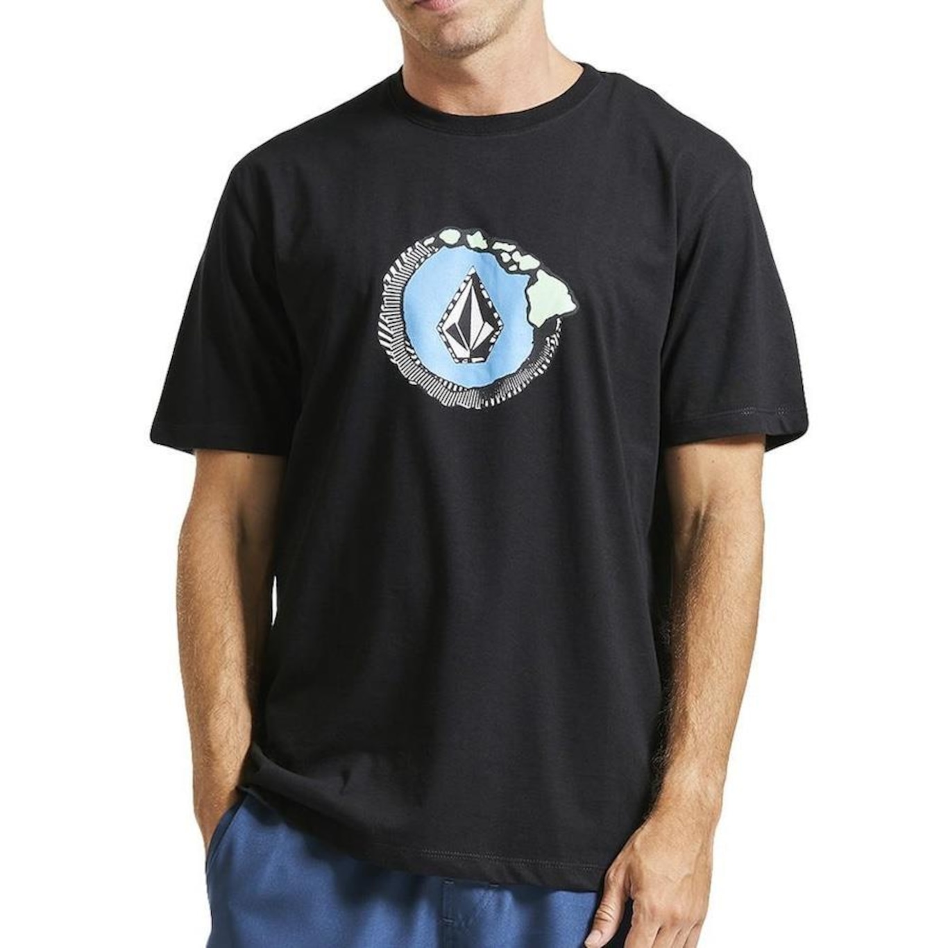 Camiseta Volcom Looper - Masculina - Foto 1