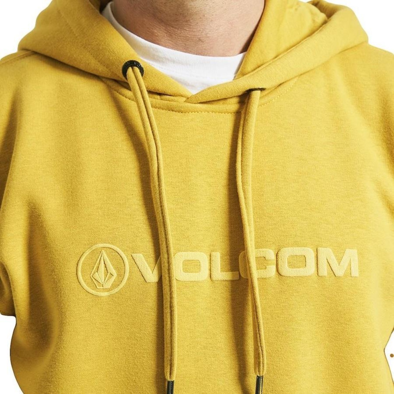 Blusão de Moletom com Capuz Volcom New Style - Masculino - Foto 3