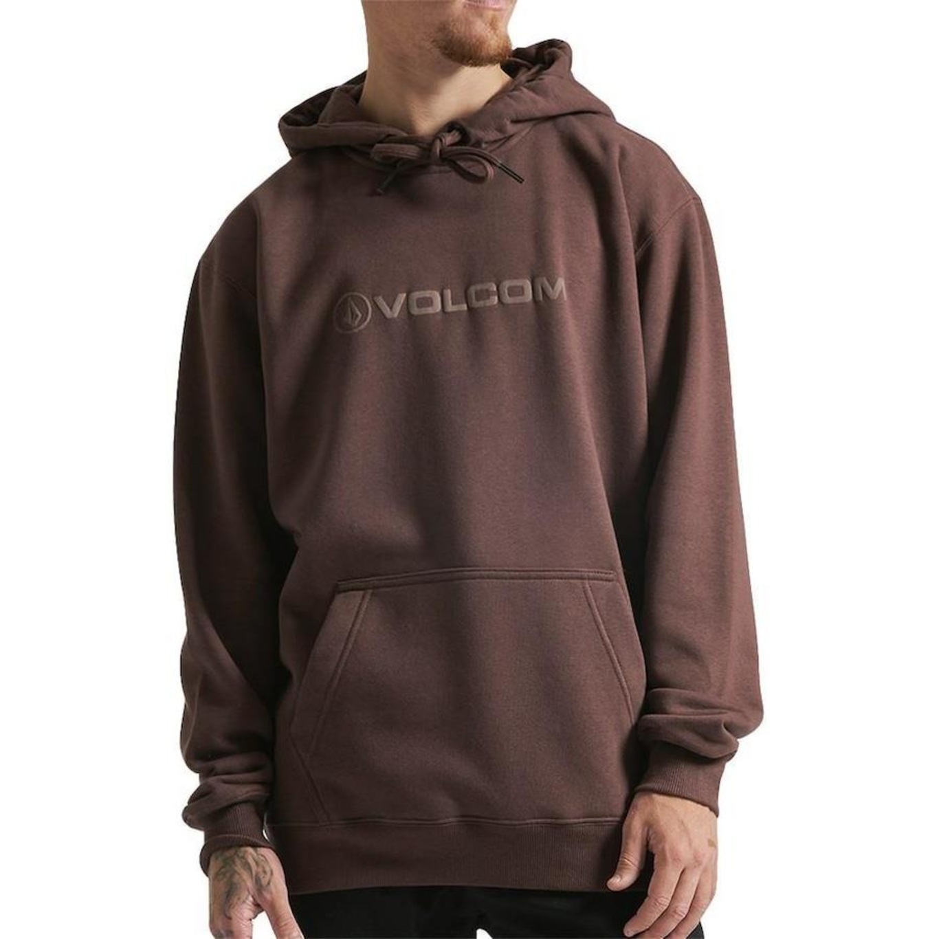 Blusão de Moletom com Capuz Volcom New Style - Masculino - Foto 1