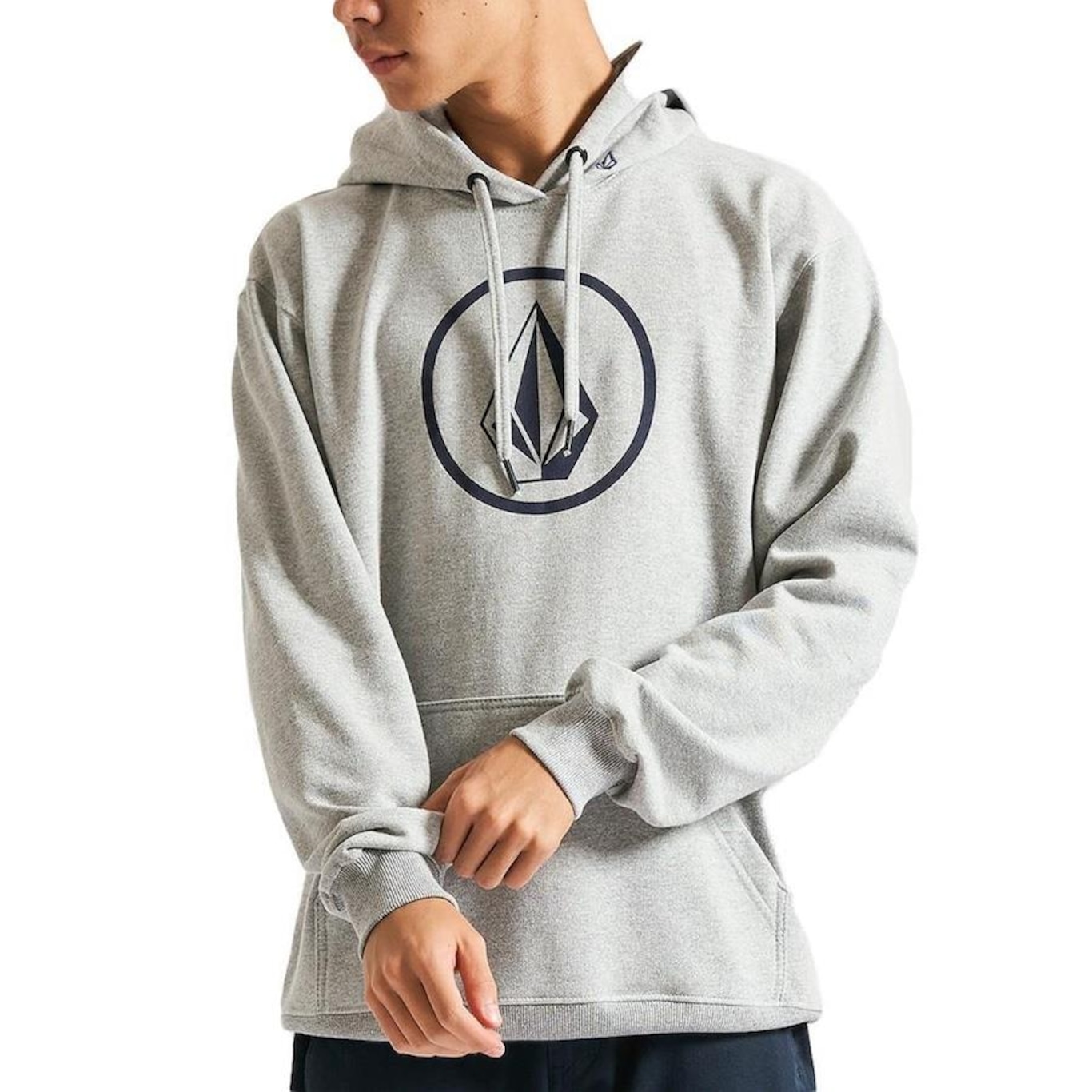 Blusão de Moletom com Capuz Volcom Volstoned - Masculino - Foto 1