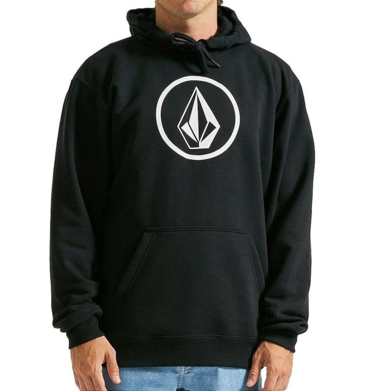 Blusão de Moletom com Capuz Volcom Volstoned - Masculino - Foto 1