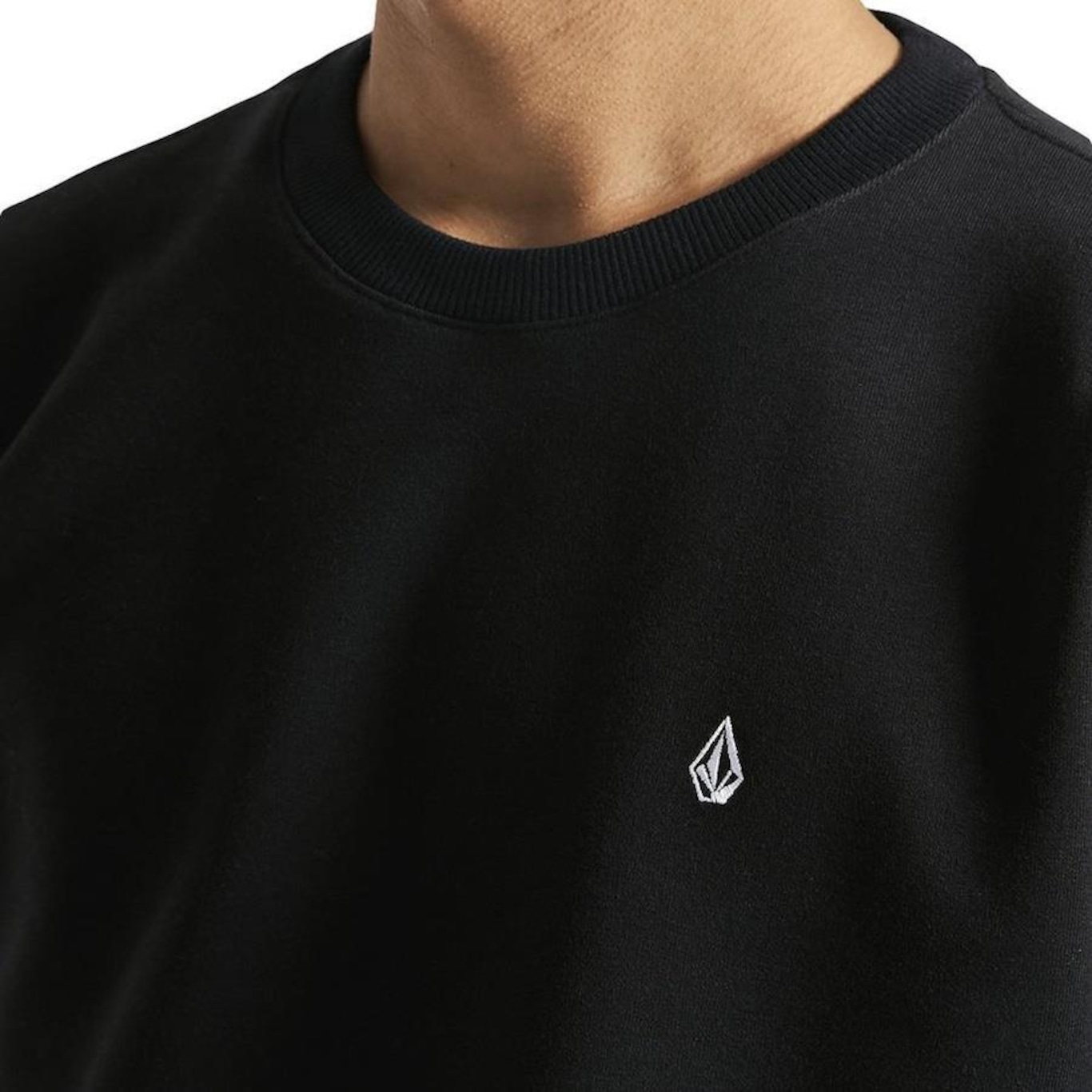 Blusão de Moletom sem Capuz Volcom Single Stone - Masculino - Foto 4