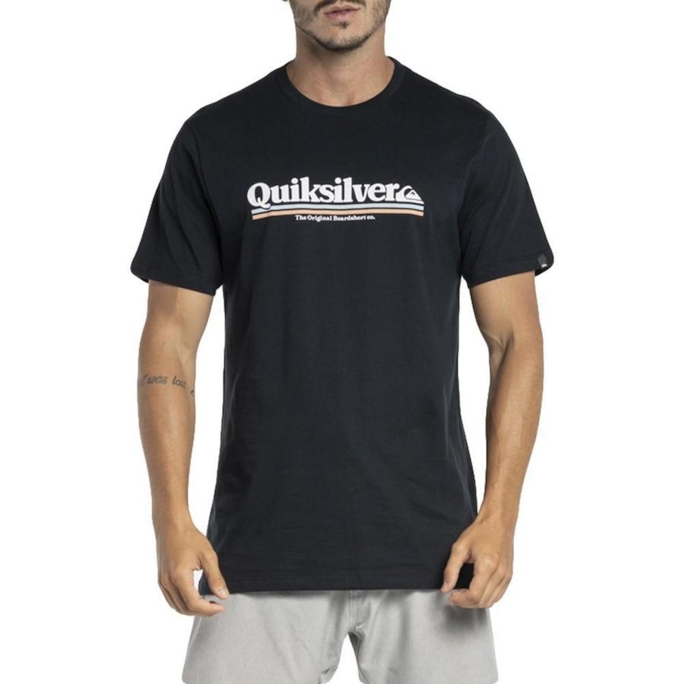 Camiseta Quiksilver Between The Lines - Masculina - Foto 1