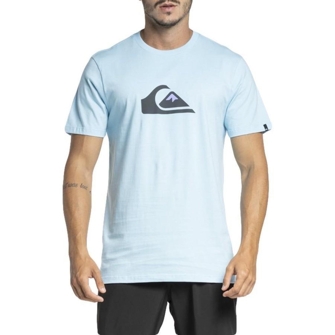 Camiseta Quiksilver Comp Logo Color - Masculina - Foto 1