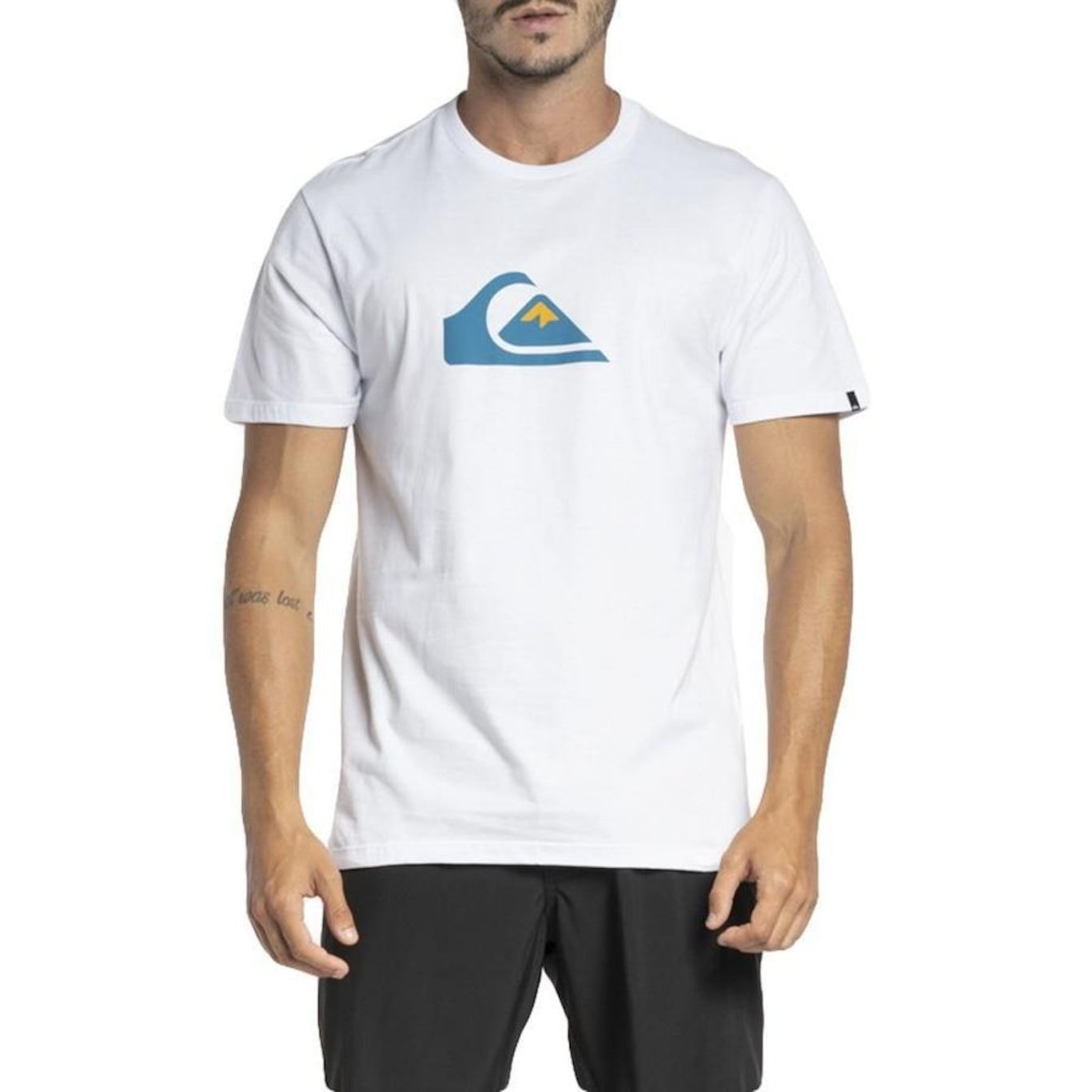 Camiseta Quiksilver Comp Logo - Masculina - Foto 1