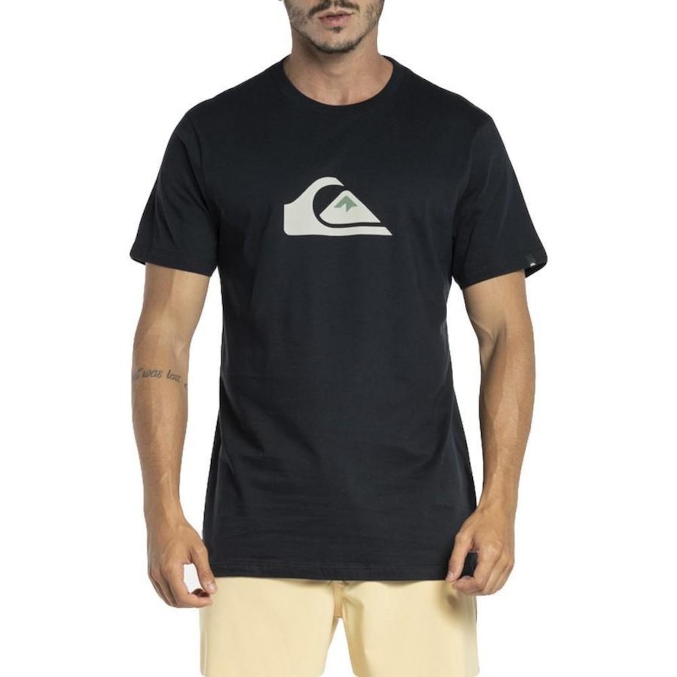 Camiseta Quiksilver Comp Logo - Masculina - Foto 1