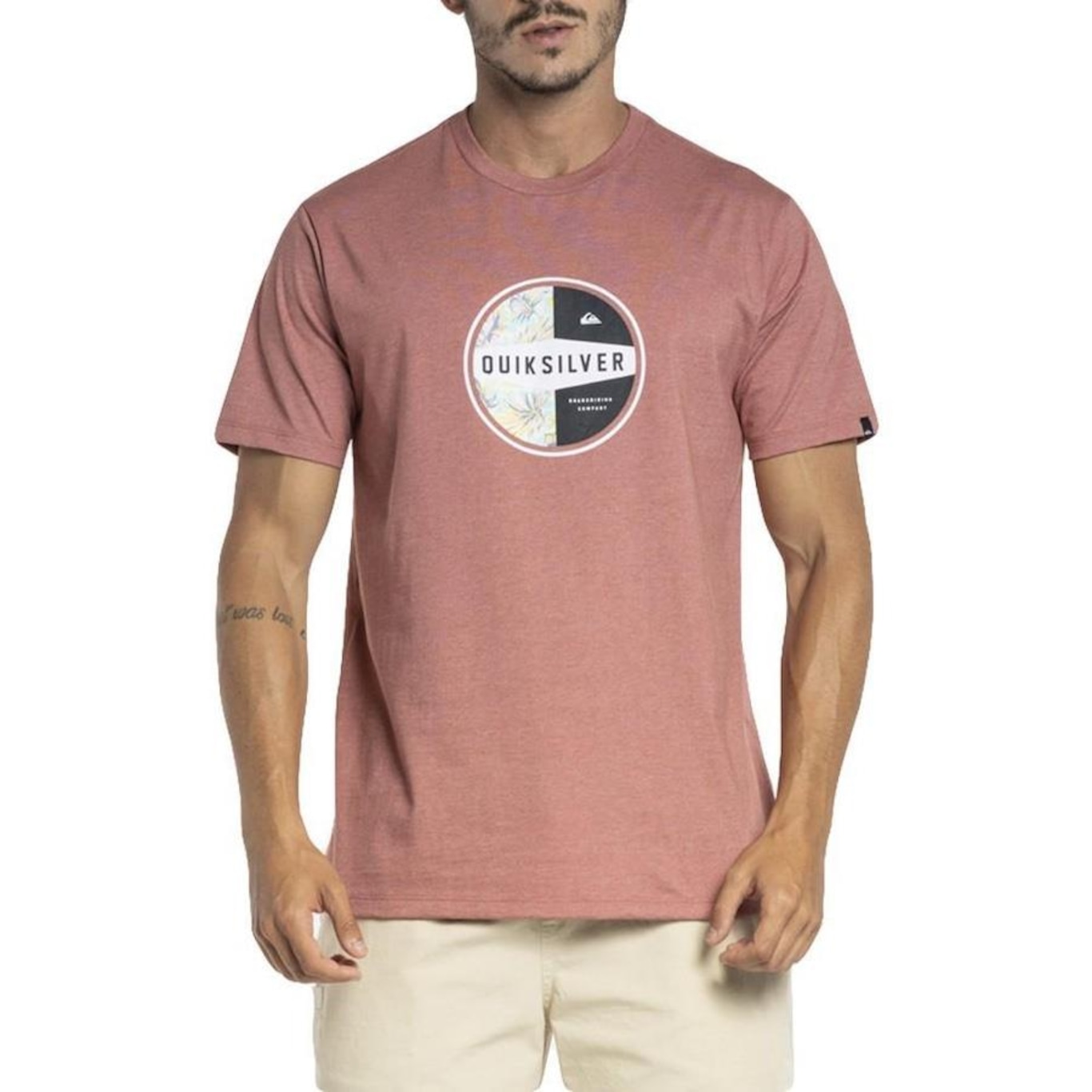 Camiseta Quiksilver Jungle Drum Leaves - Masculina - Foto 1