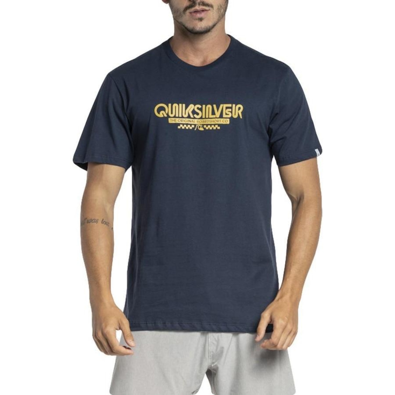 Camiseta Quiksilver Omni Check - Masculina - Foto 1