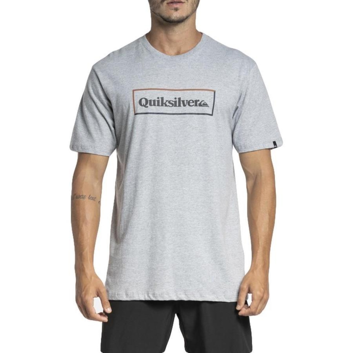 Camiseta Quiksilver Simple Lock - Masculina - Foto 1