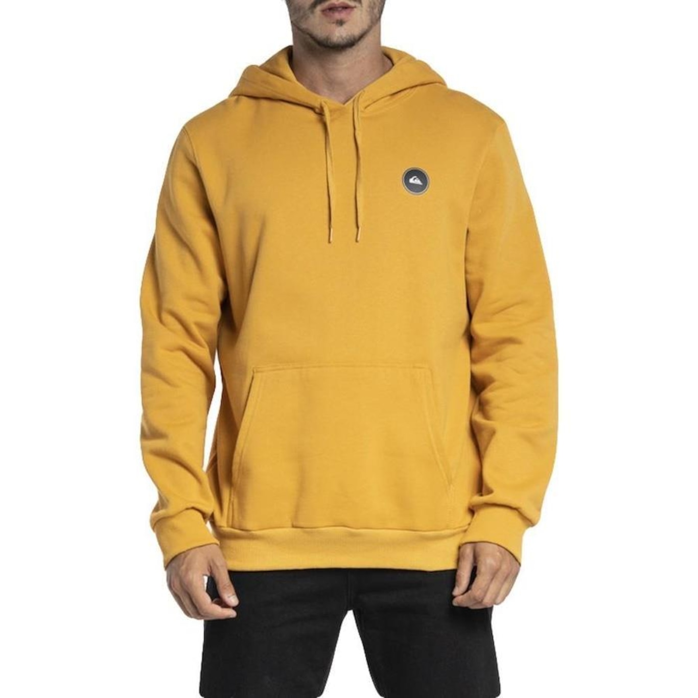 Blusão de Moletom com Capuz Quiksilver Transfer Round - Masculino - Foto 1