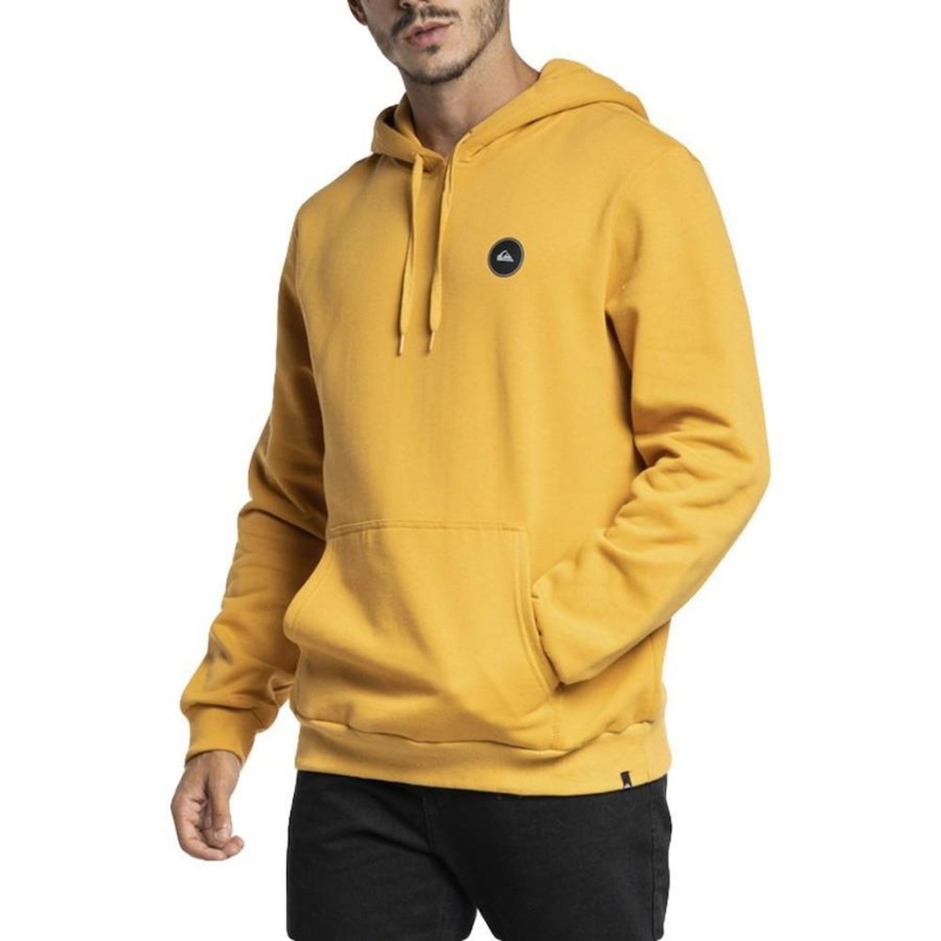 Blusão de Moletom com Capuz Quiksilver Transfer Round - Masculino - Foto 3