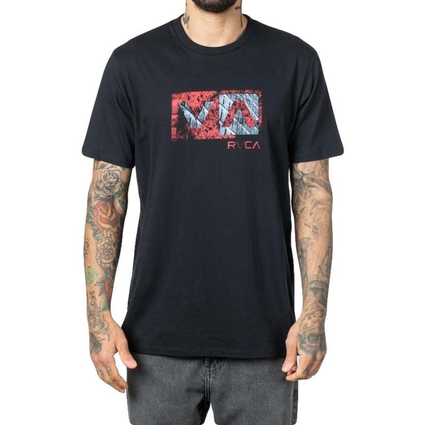 Camiseta RVCA Balance Box - Masculina - Foto 1