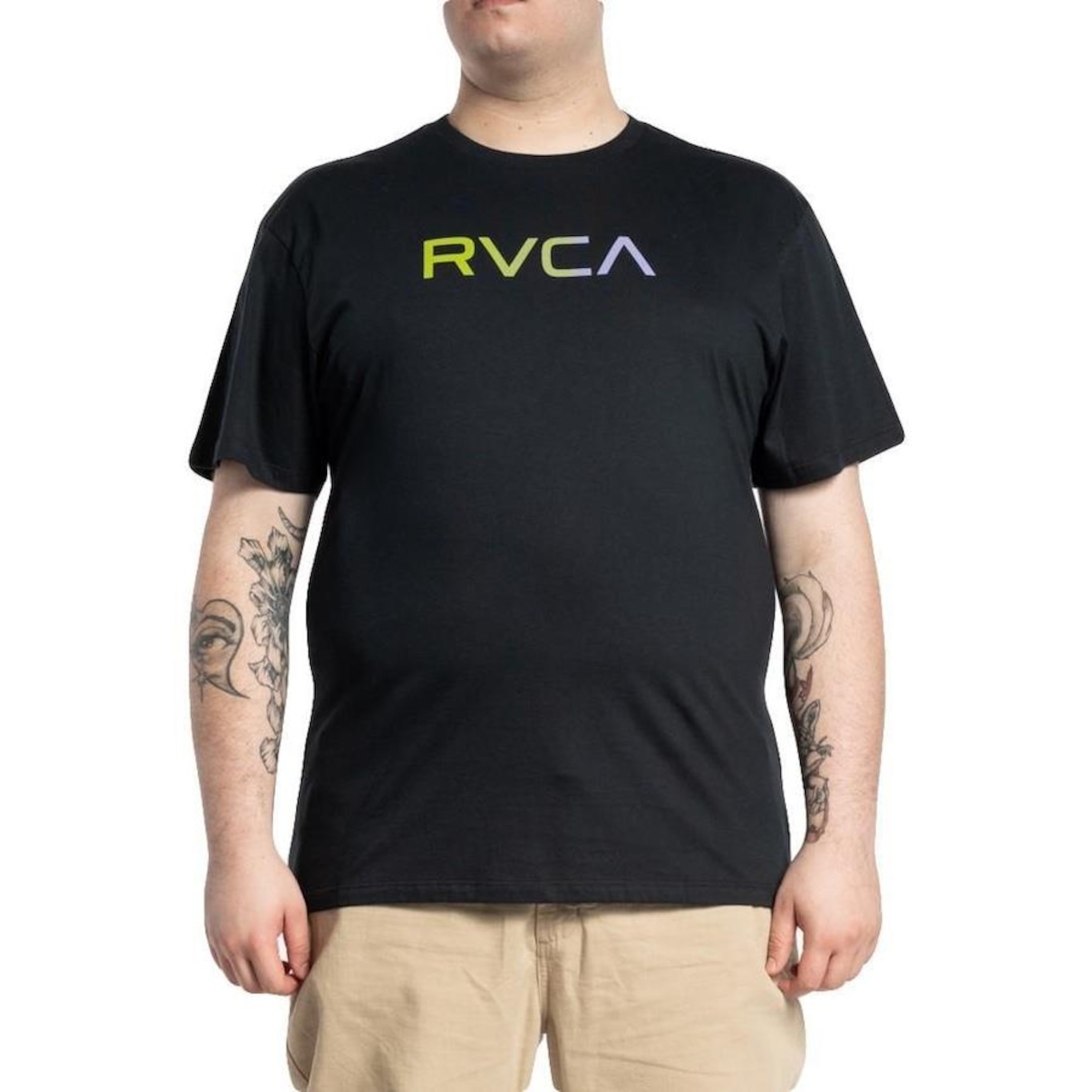 Camiseta RVCA Big Fills Plus Size - Masculina - Foto 1