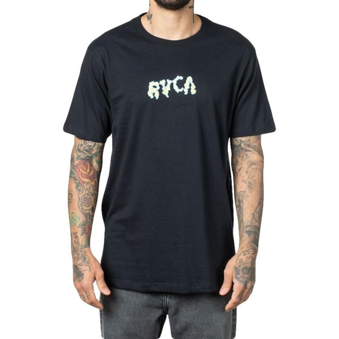 Camiseta RVCA Matter At Hand - Masculina - Foto 1