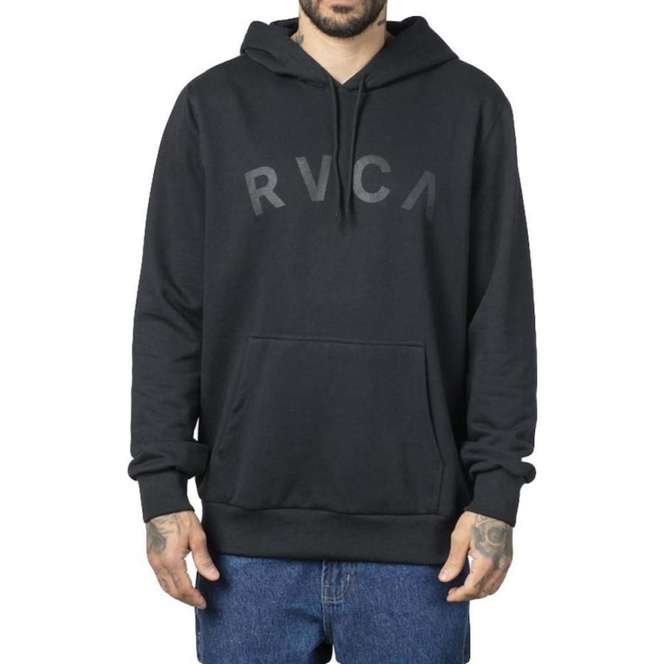 Blusão de Moletom com Capuz RVCA Souvenir - Masculino - Foto 1