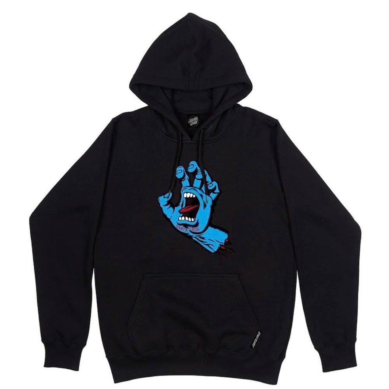 Blusão de Moletom com Capuz Santa Cruz Screaming Hand Front - Masculino - Foto 1