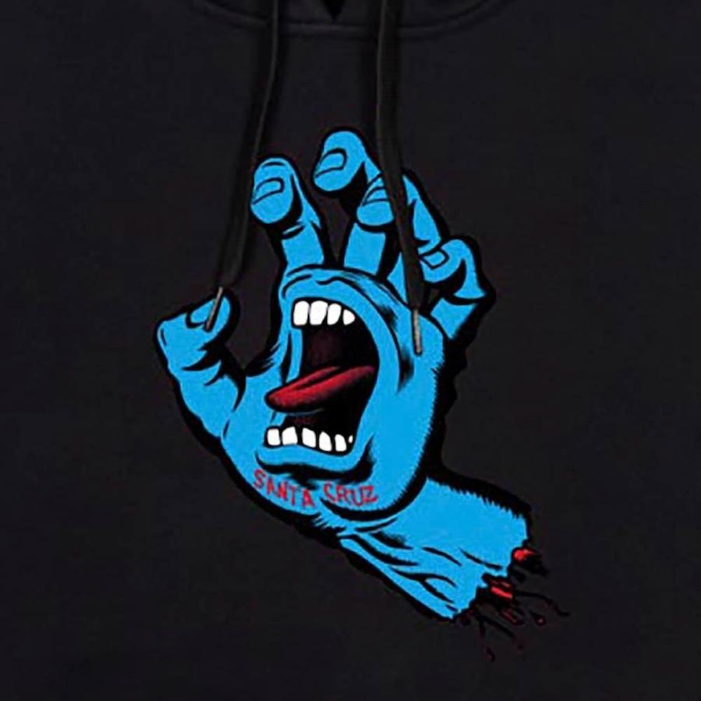 Blusão de Moletom com Capuz Santa Cruz Screaming Hand Front - Masculino - Foto 2