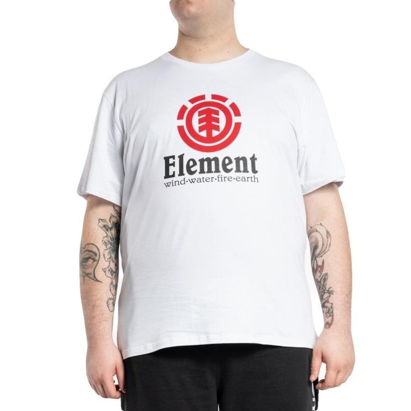 Camiseta Element Vertical Plus Size - Masculina - Foto 1