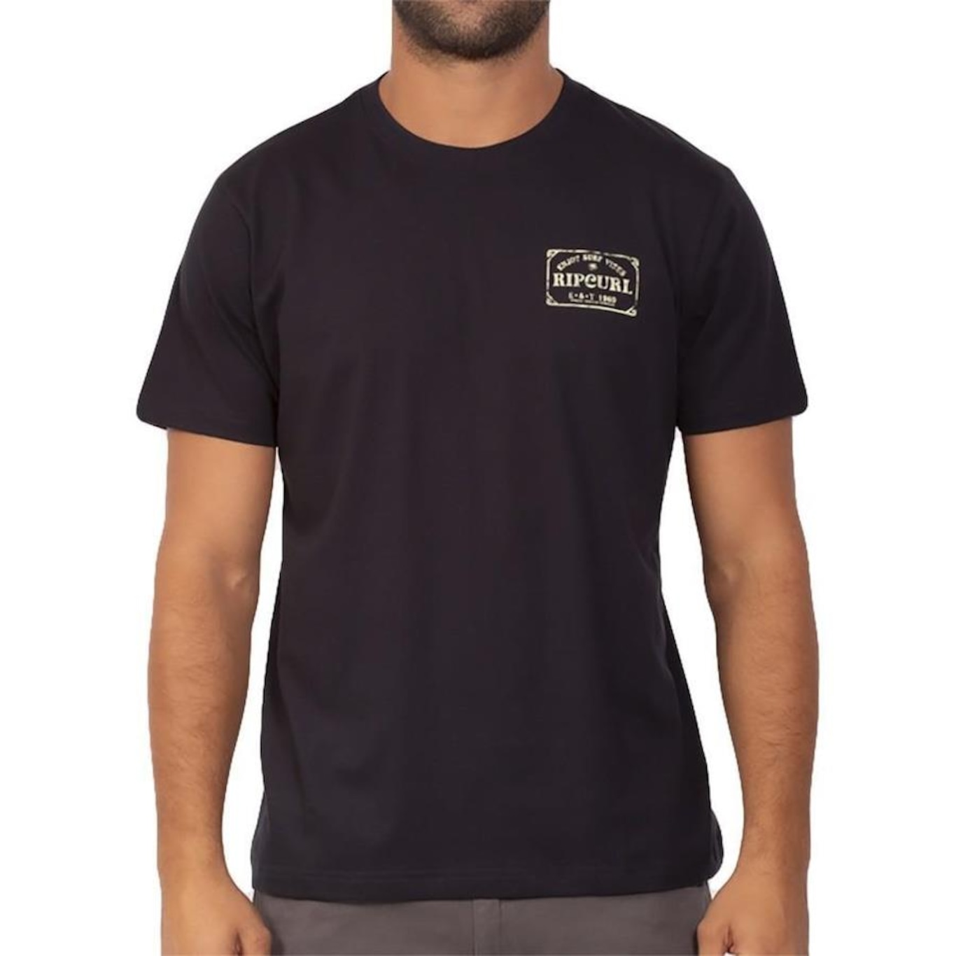 Camiseta Rip Curl Vibe Logo - Masculina - Foto 1