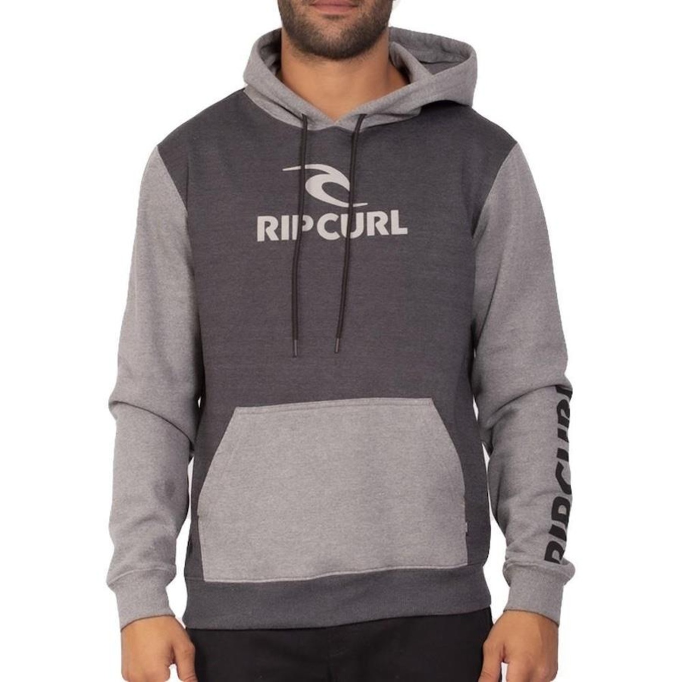 Blusão de Moletom com Capuz Rip Curl Bicolor Hood - Masculino - Foto 1