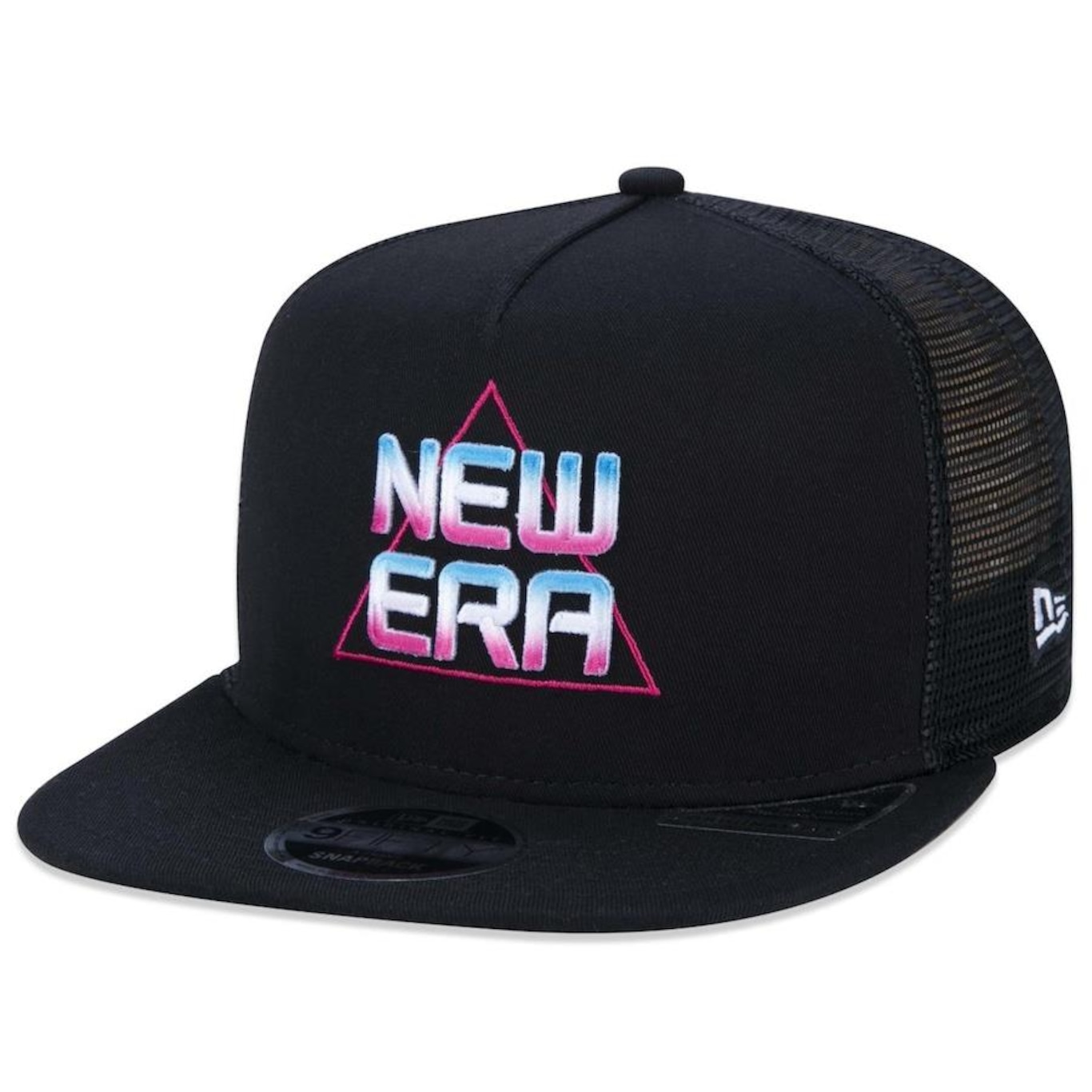 Boné Aba Reta New Era 9Fifty Original Fit A-Frame Trucker Tecnologic - Strapback - Adulto - Foto 1