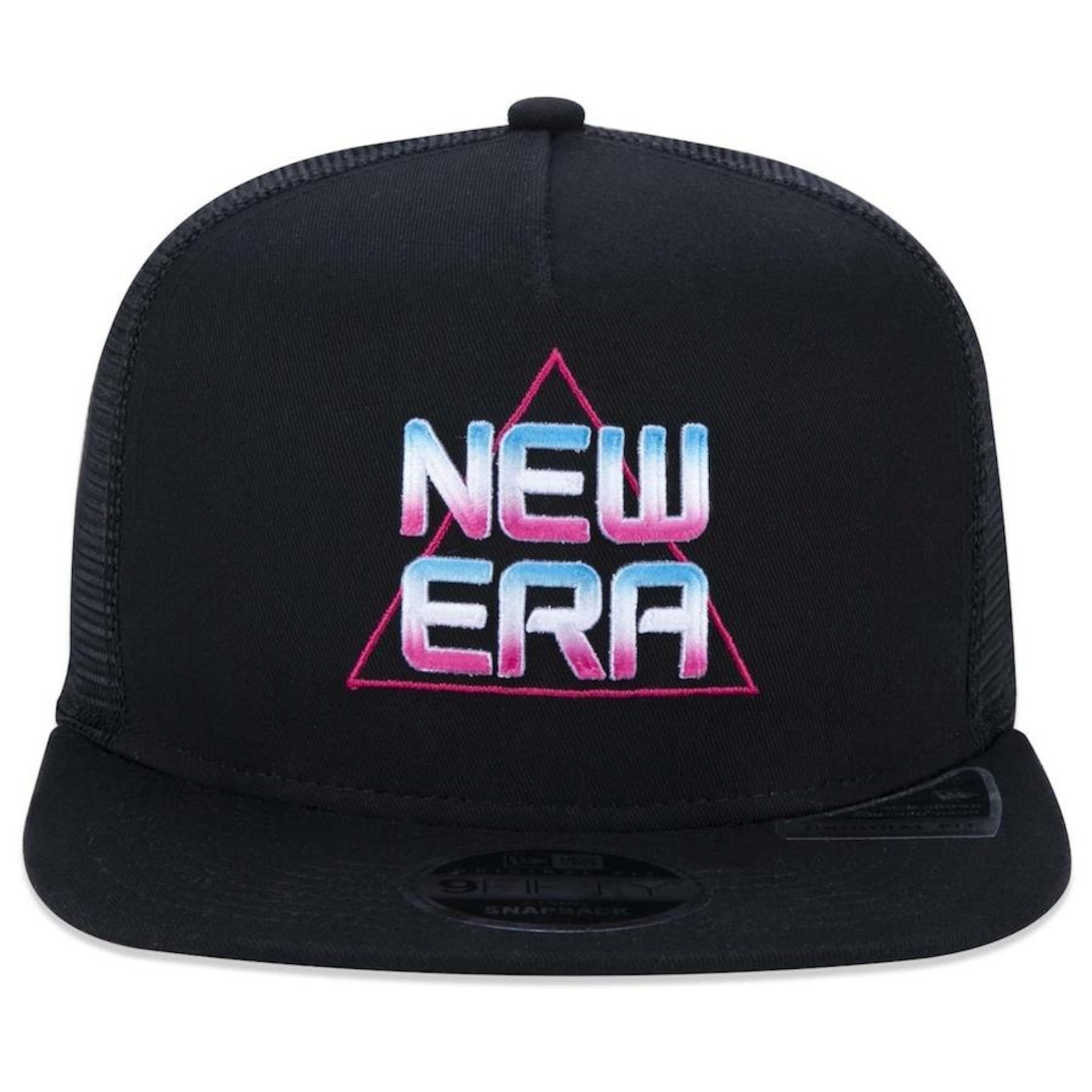 Boné Aba Reta New Era 9Fifty Original Fit A-Frame Trucker Tecnologic - Strapback - Adulto - Foto 2