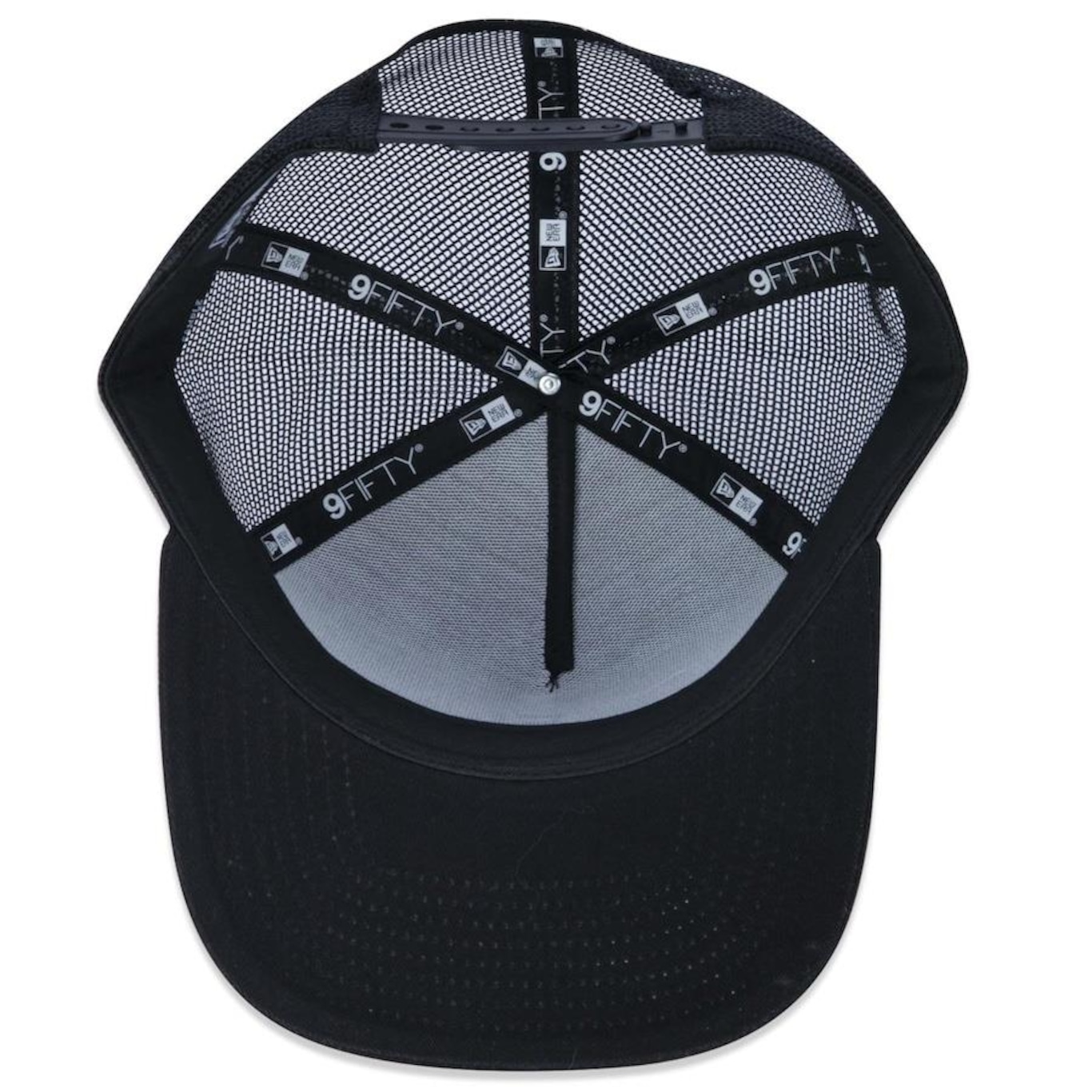 Boné Aba Reta New Era 9Fifty Original Fit A-Frame Trucker Tecnologic - Strapback - Adulto - Foto 5