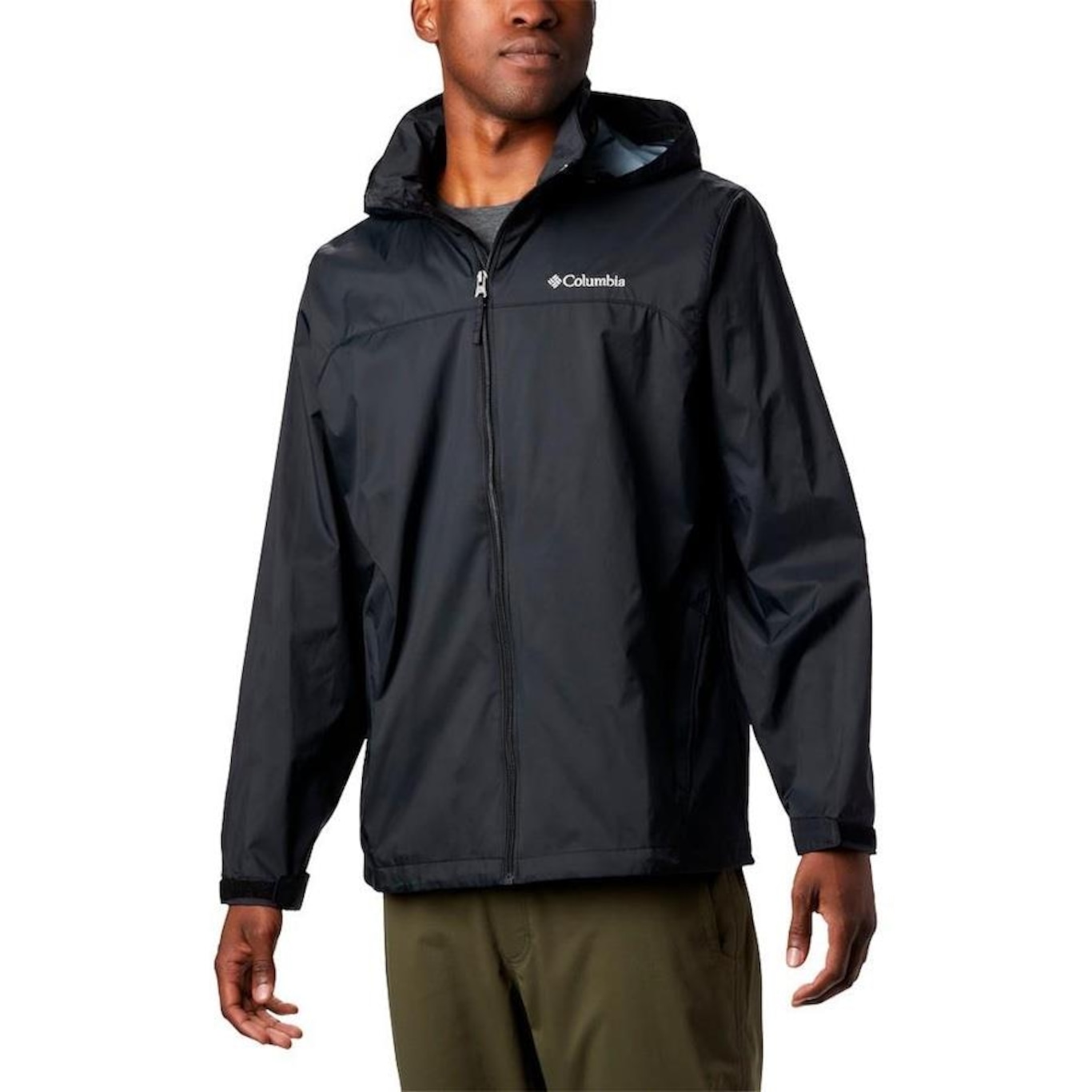 Jaqueta com Capuz Columbia Glennaker Lake Rain - Masculino - Foto 1