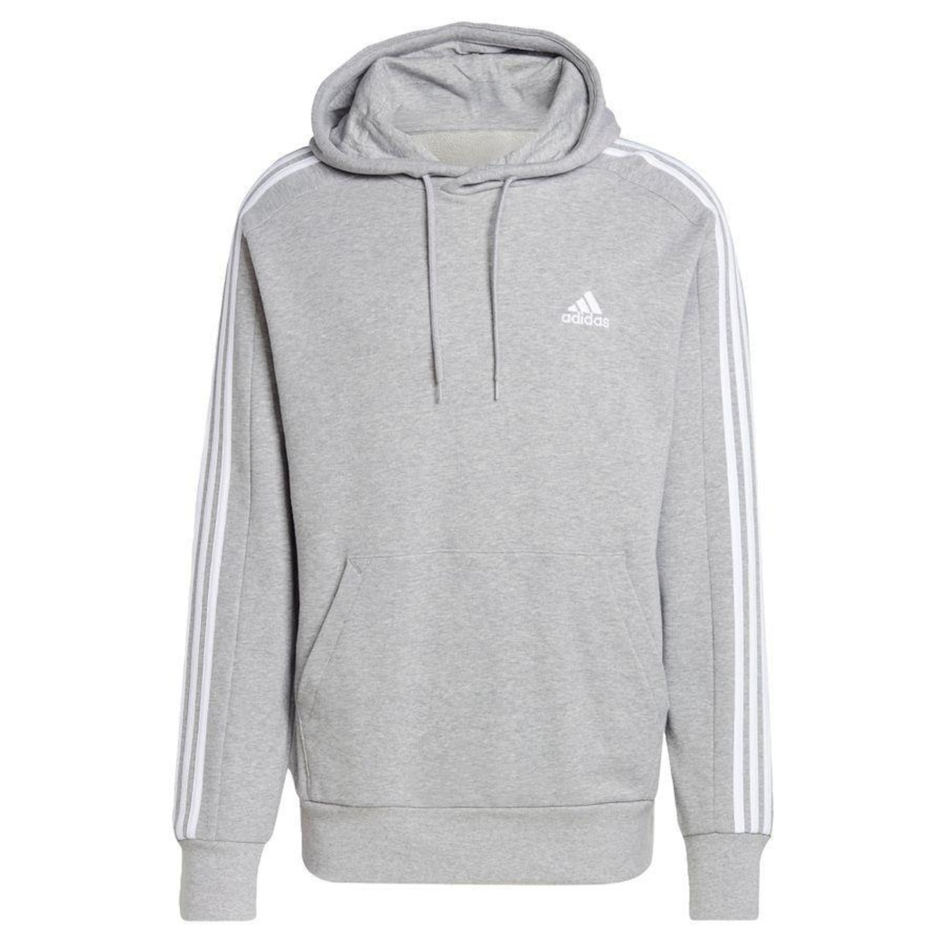 Blusão de Moletom com Capuz adidas 3 Listras - Masculino - Foto 2