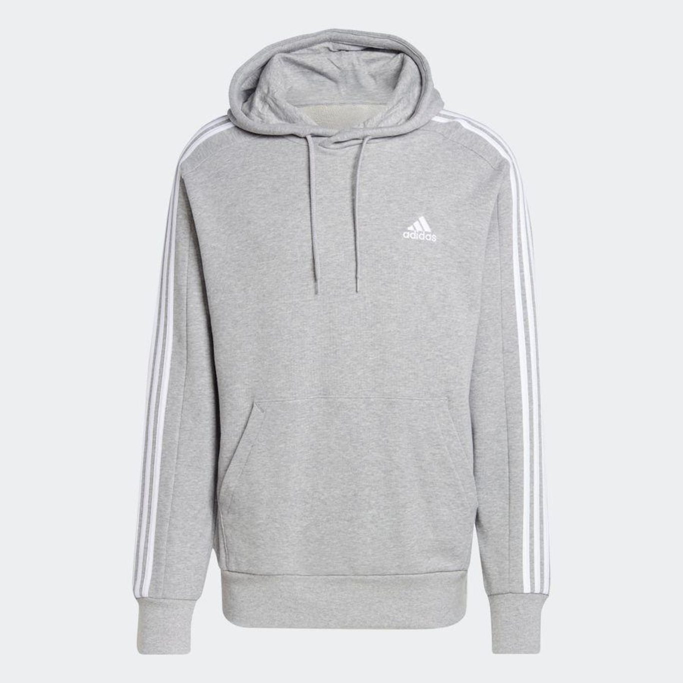 Blusão de Moletom com Capuz adidas 3 Listras - Masculino - Foto 3