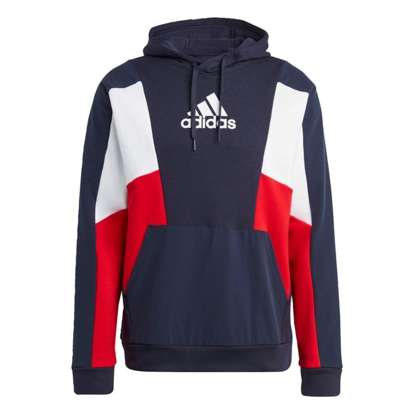 Blusão de Moletom com Capuz adidas Essentials Colorblock - Masculino - Foto 1