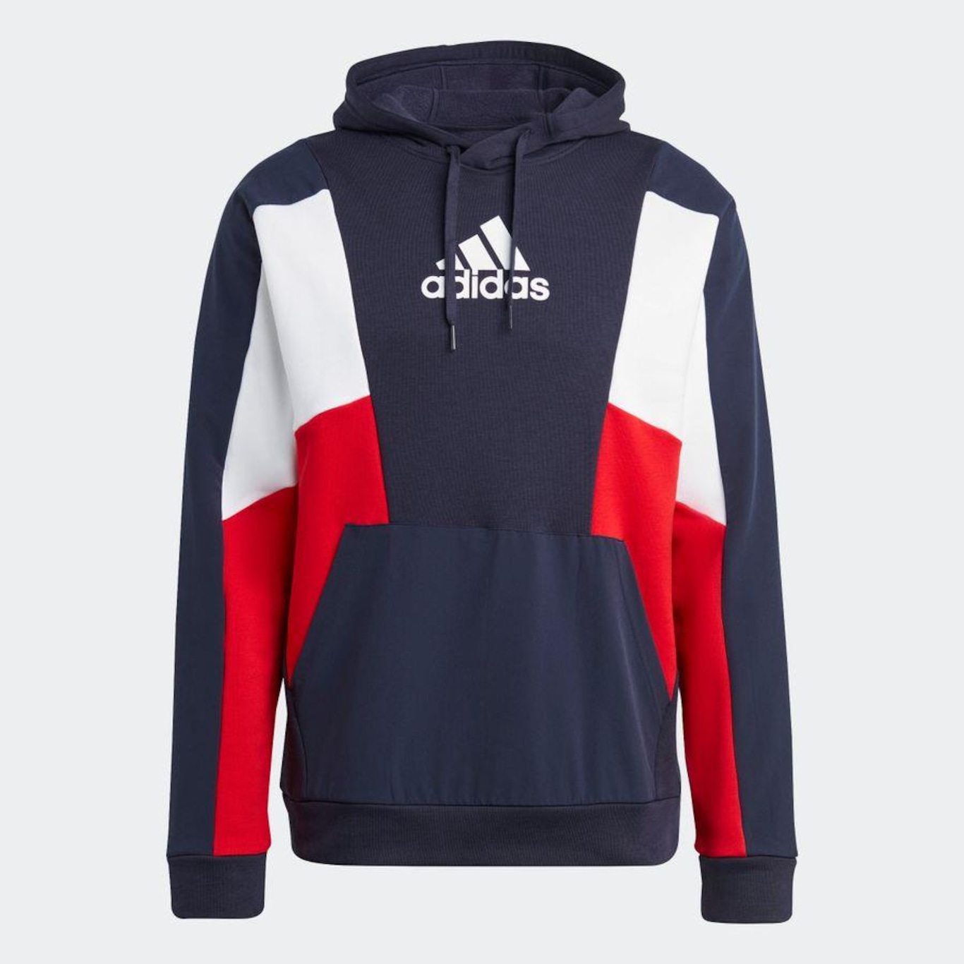 Blusão de Moletom com Capuz adidas Essentials Colorblock - Masculino - Foto 3