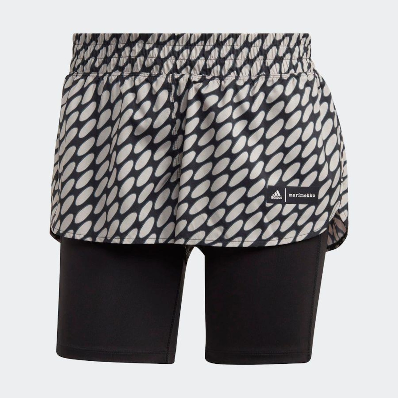 Shorts adidas 2 em 1 adidas x Marimekko Run Icons 3 Bar Logo - Feminino - Foto 2