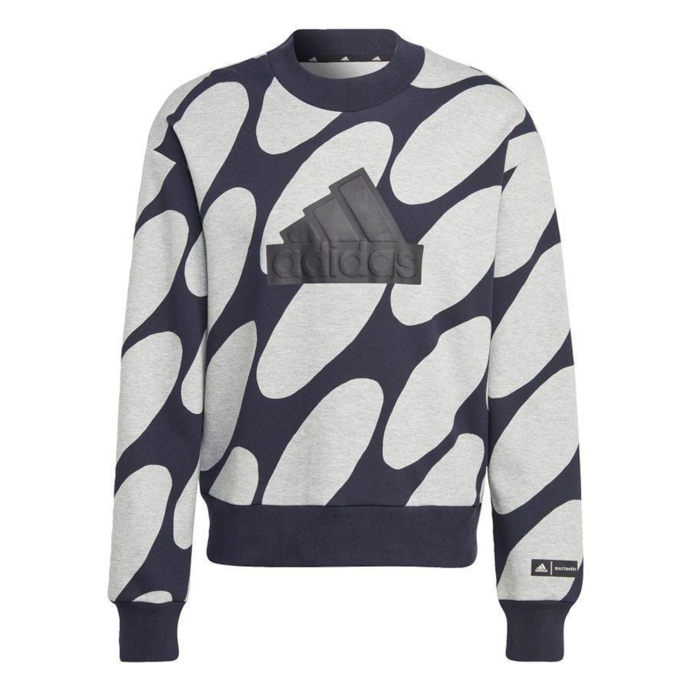 Blusão de Moletom sem Capuz adidas Marimekko - Masculino - Foto 1