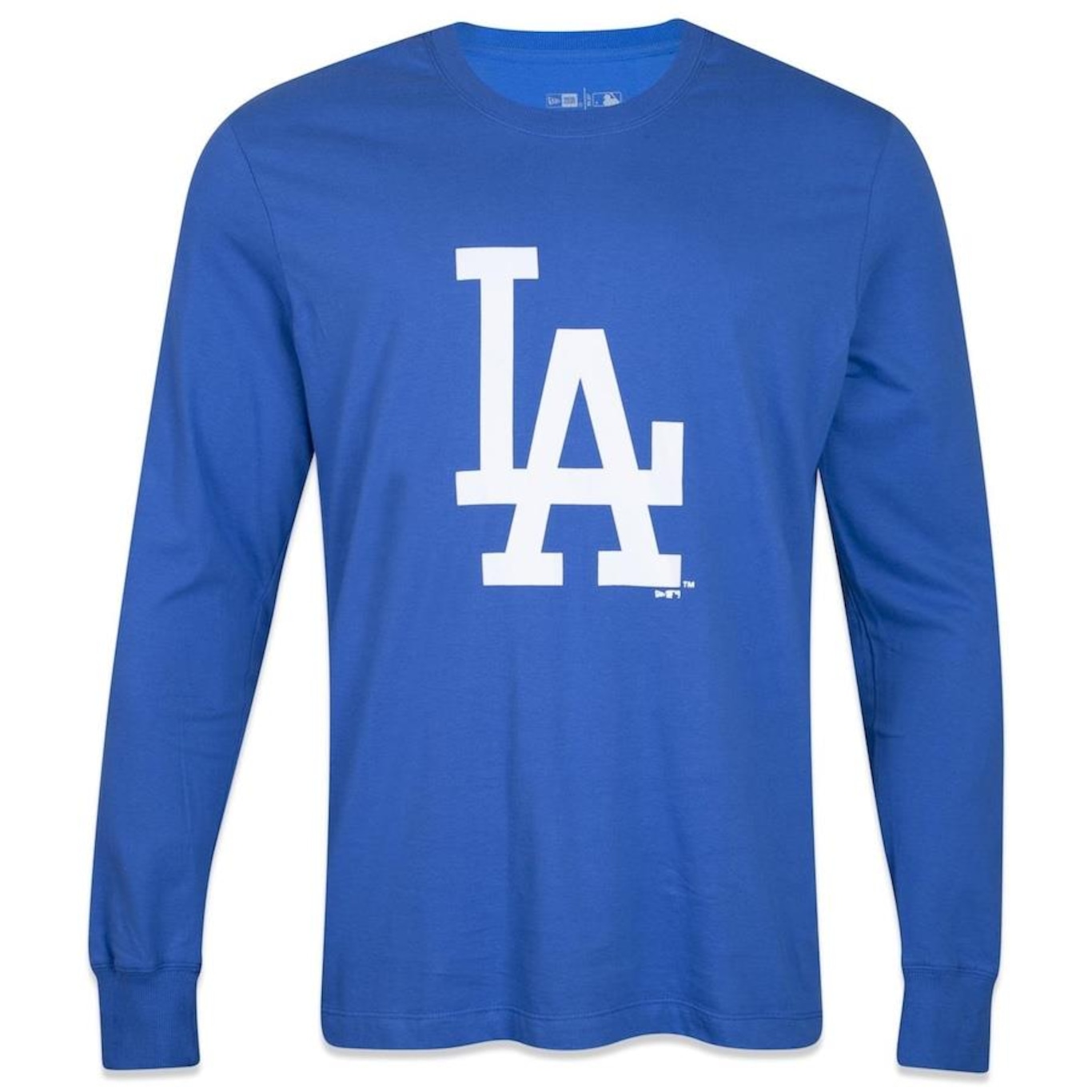 Camiseta New Era Manga Longa MLB Los Angeles Dodgers Core - Masculina - Foto 1