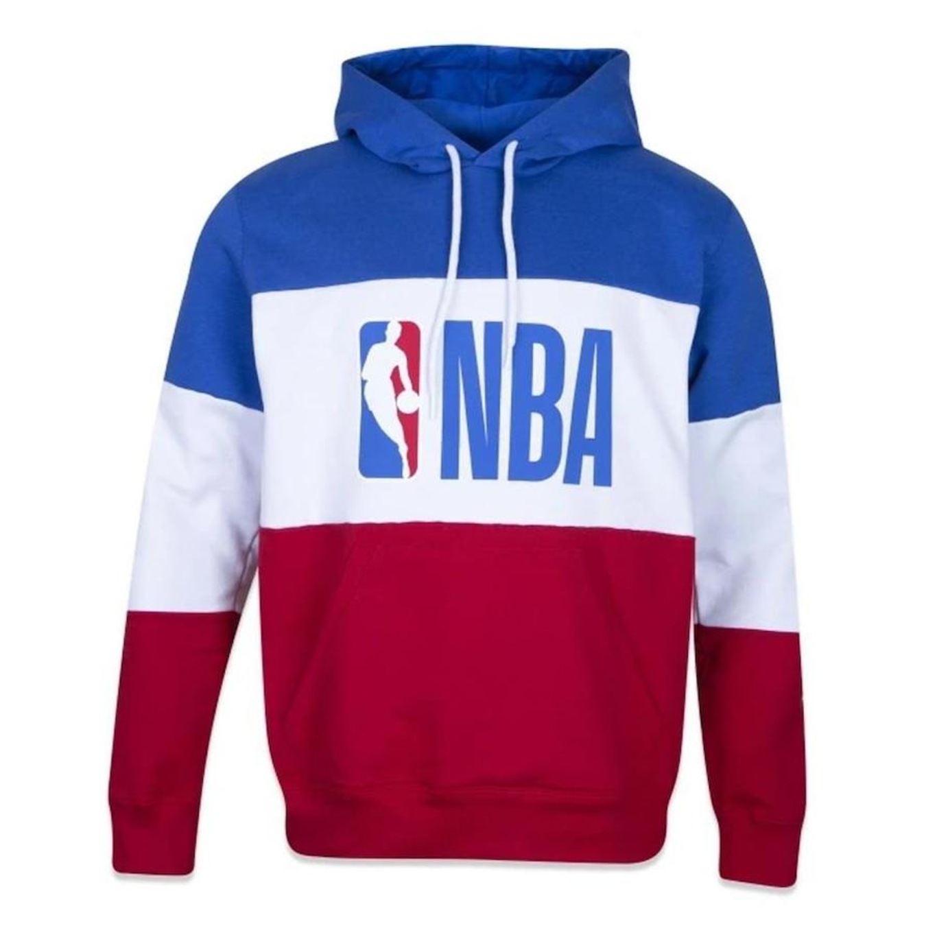 Blusão de Moletom com Capuz New Era Canguru World NBA - Masculino - Foto 1