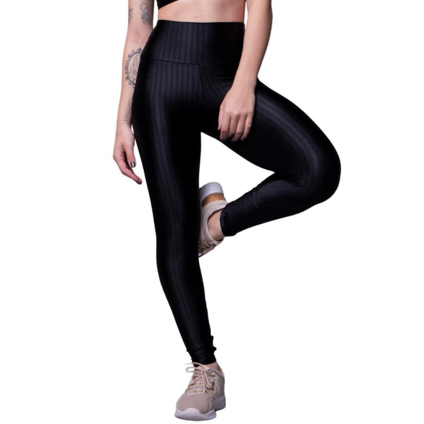 Calça Calça Legging Vekyo New Zig Poliamida - Feminina - Foto 2