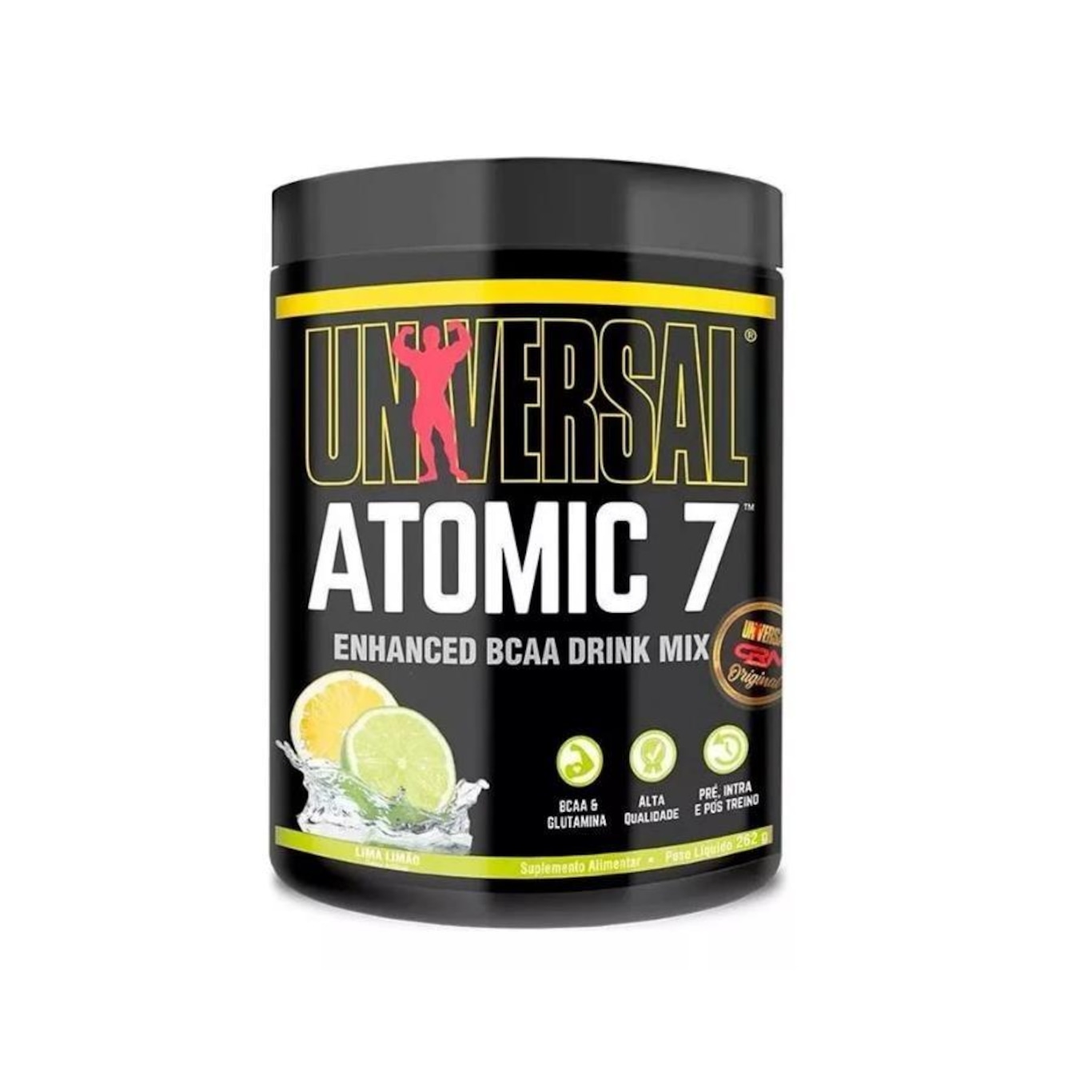 Atomic 7 Universal Nutrition - Lima Limão - 262g - Foto 1