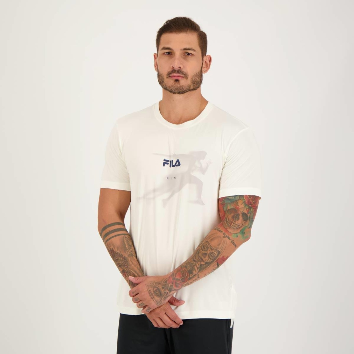 Camiseta Fila Basic Run Print - Masculina - Foto 2