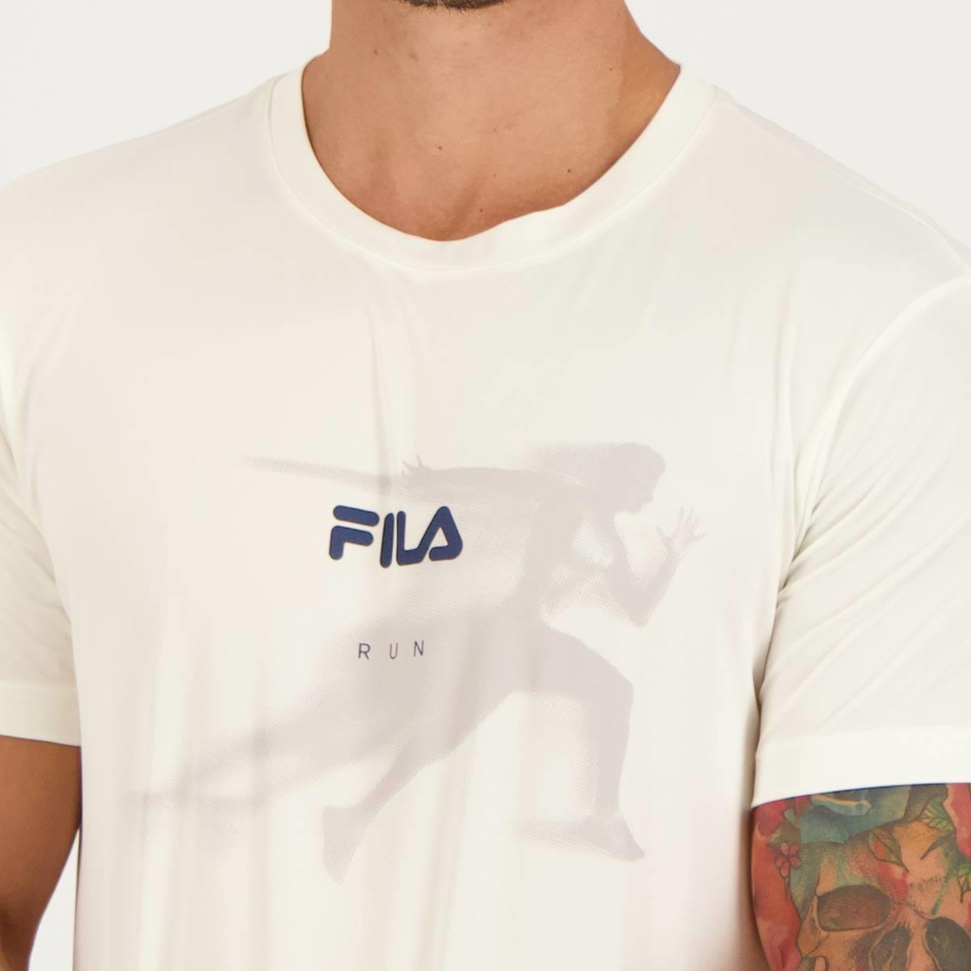 Camiseta Fila Basic Run Print - Masculina - Foto 4